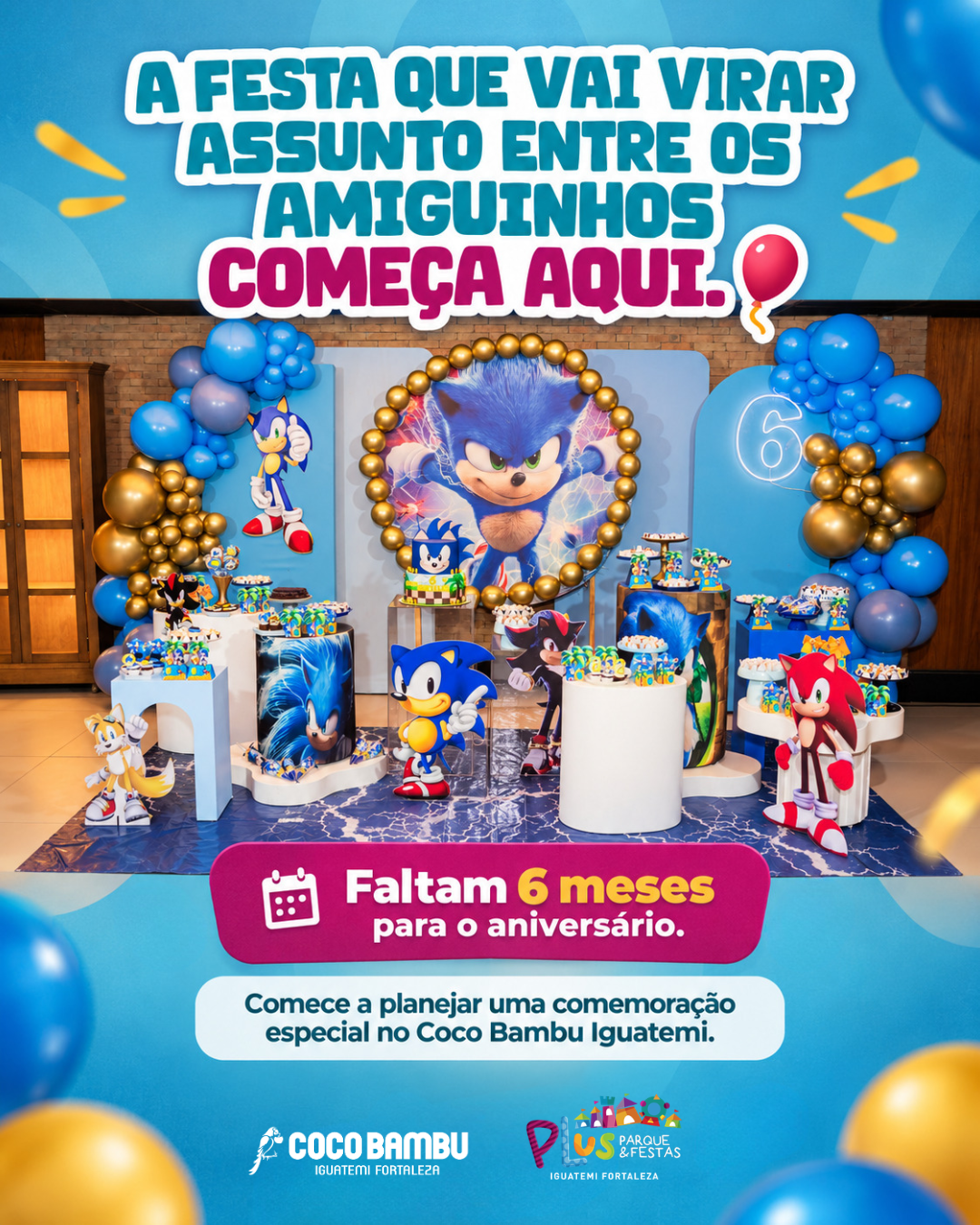 Arte da campanha — faltam 6 meses para o aniversário